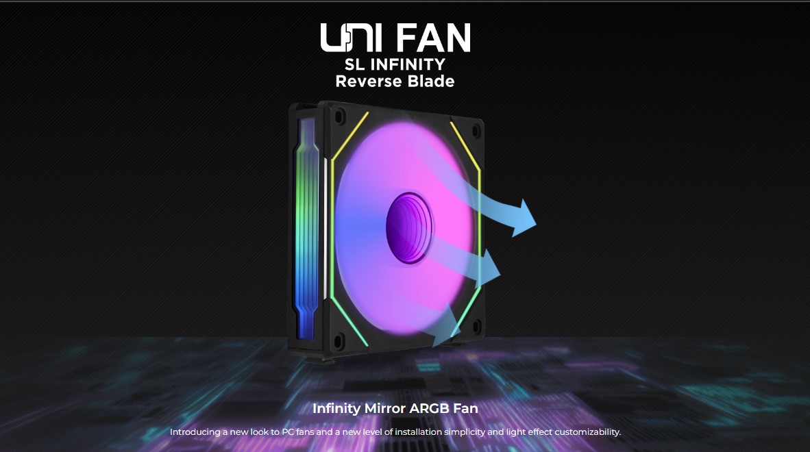 C*）様 UNI FAN SL-INFINITY REVERSE BLADE 1 UNI FAN SL-INF REVERSE BLADE - LIAN LI is a Leading Provider